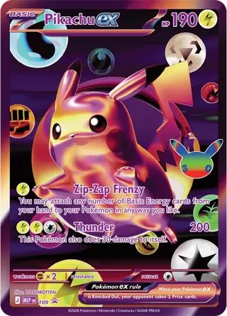 Pikachu ex (30th Celebration)