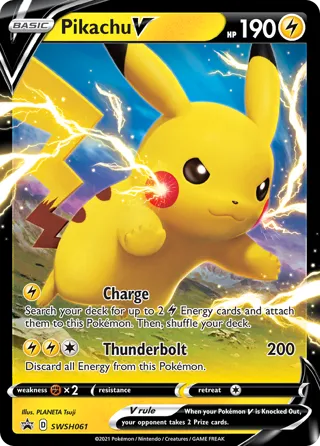 Pikachu V - SWSH061