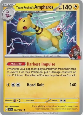 Team Rocket's Ampharos