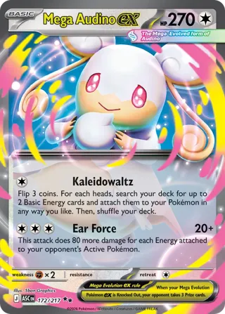 Mega Audino ex - 172/217