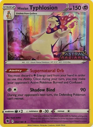 Hisuian Typhlosion - 052/189 (GameStop Exclusive)