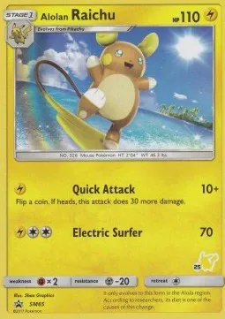 Alolan Raichu (#25 Pikachu Stamped)