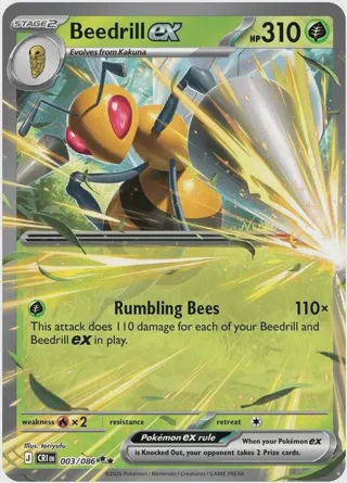 Beedrill ex - 003/086