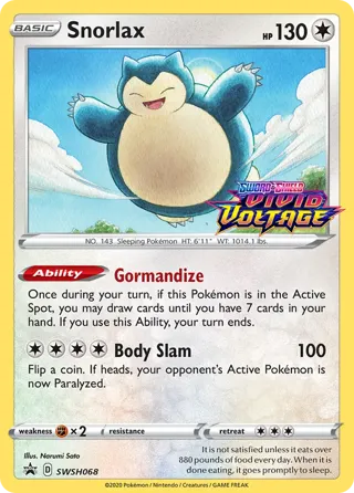 Snorlax (Prerelease) [Staff]