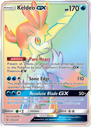 Keldeo GX (Secret)