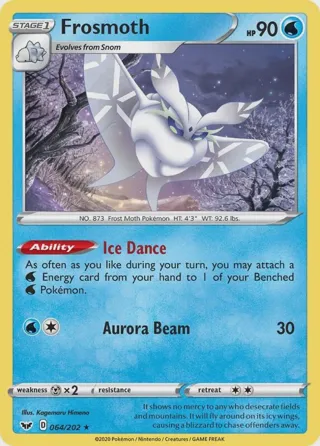 Frosmoth - 064/202 (Non-Holo)