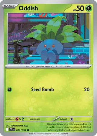 Oddish (Cosmos Holo)