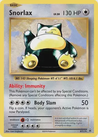 Snorlax - XY179