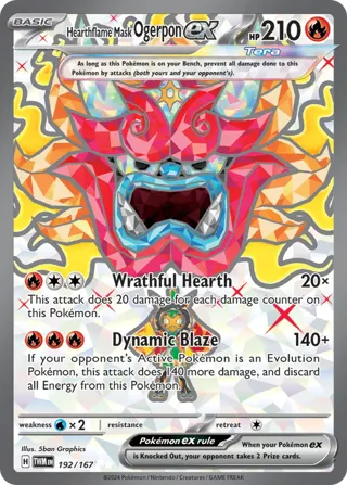 Hearthflame Mask Ogerpon ex - 192/167