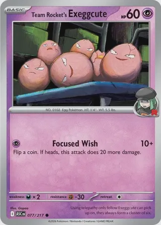 Team Rocket's Exeggcute