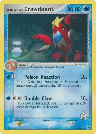 Team Aqua's Crawdaunt - 14/95