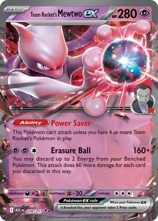 Team Rocket's Mewtwo ex - 079/217
