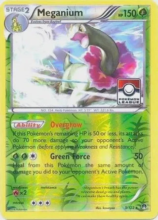 Meganium - 3/122 (Pokemon League)