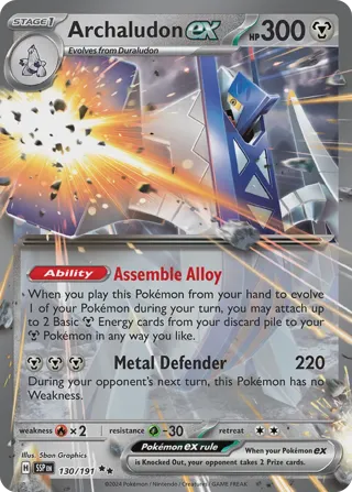 Archaludon ex (Surging Sparks Stamped)