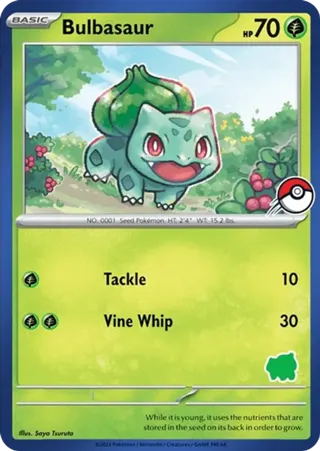 Bulbasaur (Blue Border)