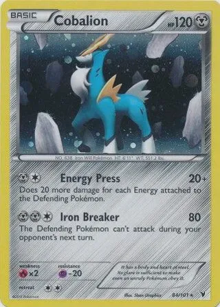Cobalion - 84/101 (Cosmos Holo)