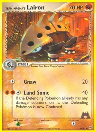 Team Magma's Lairon - 36/95