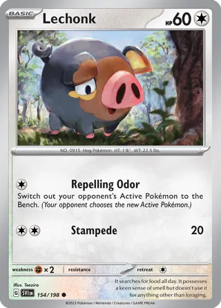 Lechonk - 154/198 (GameStop Promo)
