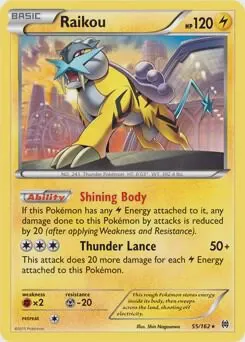 Raikou - 55/162 (Cosmos Holo)