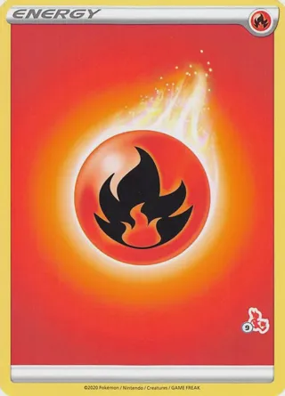 Fire Energy (#9 Cinderace Stamped)