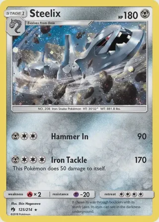 Steelix - 125/214 (Cosmos Holo)