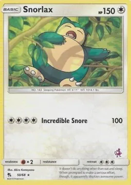 Snorlax (Mewtwo Stamped)