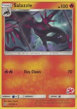 Salazzle (#49 Charizard Stamped)