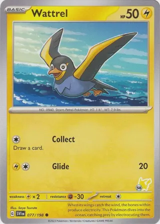 Wattrel - Pikachu 58