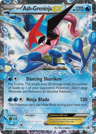 Ash-Greninja EX - XY133