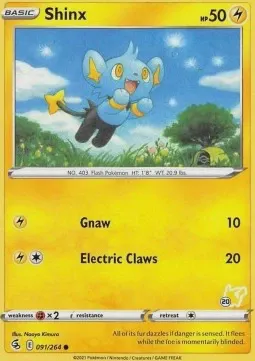 Shinx (#20 Pikachu Stamped)