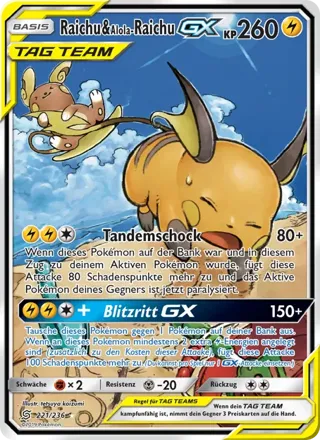 Raichu & Alola-Raichu GX