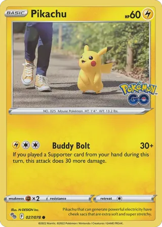 Pikachu - 027/078 (Cosmos Holo)