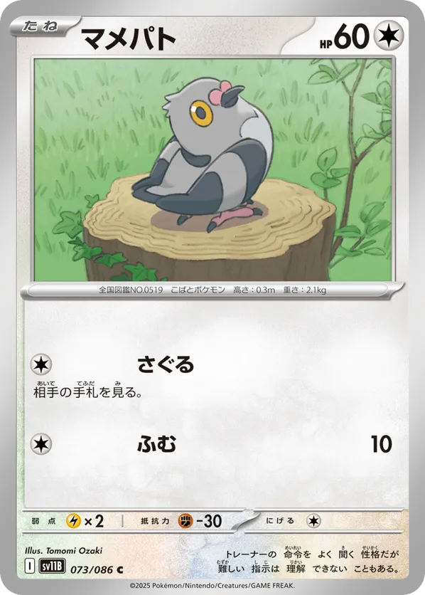 Pidove - 073/086 (Master Ball Pattern)
