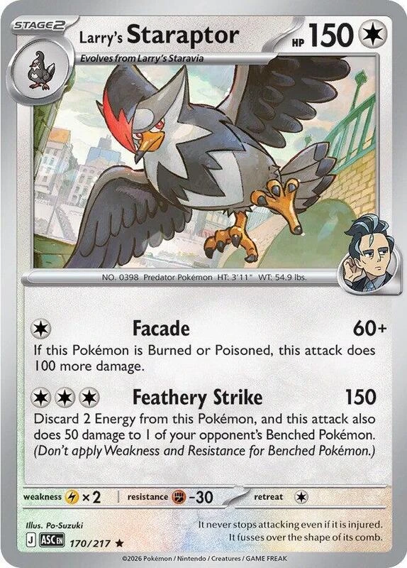 Larry's Staraptor - 170/217