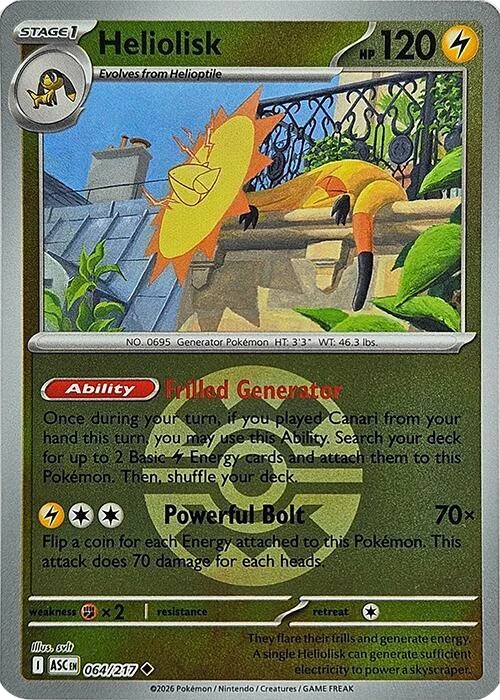 Heliolisk - 064/217 (Quick Ball)