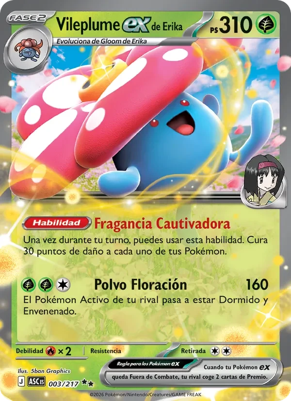 Vileplume ex de Erika