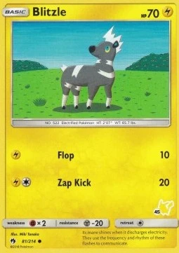 Blitzle (#45 Pikachu Stamped)