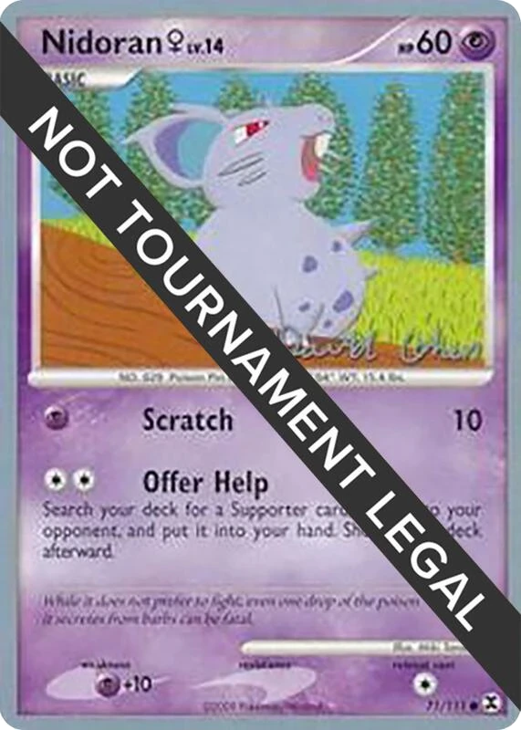 Nidoran F - 2009 (David Cohen)