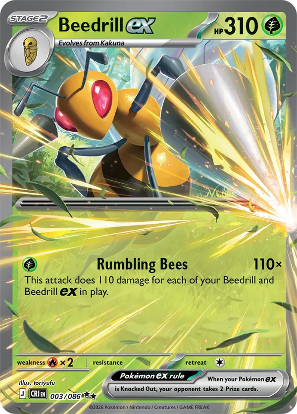 Beedrill ex - 003/086