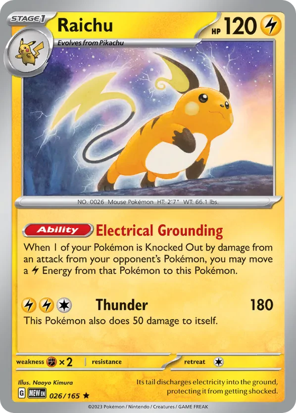 Raichu (Cosmos Holo)