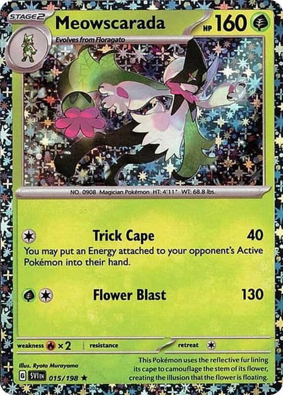 Meowscarada - 015/198 (Sparkle Holo)