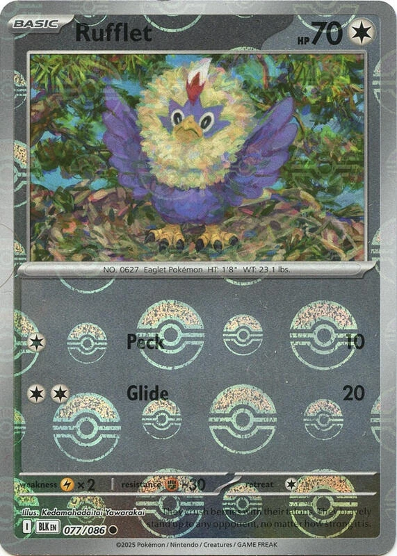 Rufflet (Poke Ball Pattern)