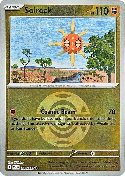Solrock (Dusk Ball)
