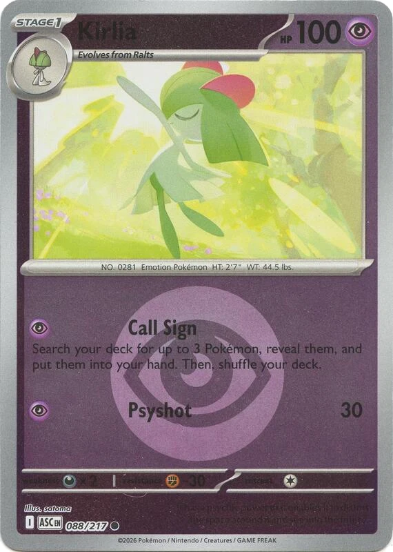 Kirlia (Energy Symbol Pattern)