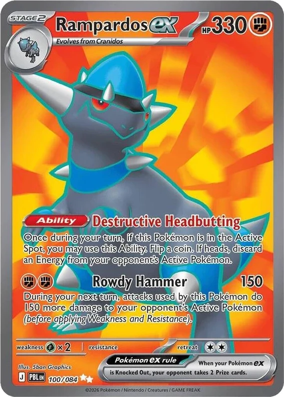 Rampardos ex - 100/084