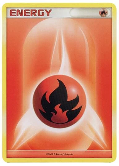 Fire Energy (2007 Unnumbered D/P Style Non-Holo)