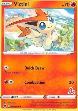 Victini (#4 Cinderace Stamped)