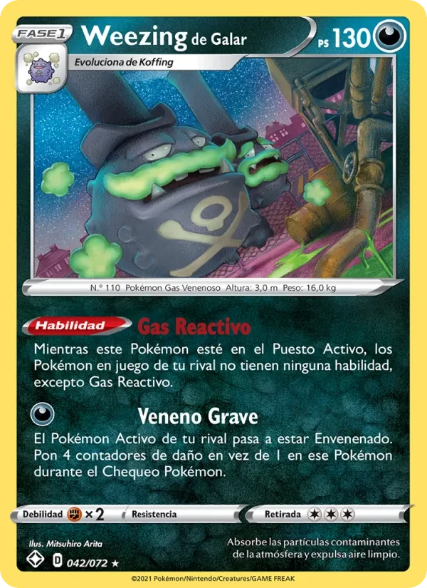 Weezing de Galar