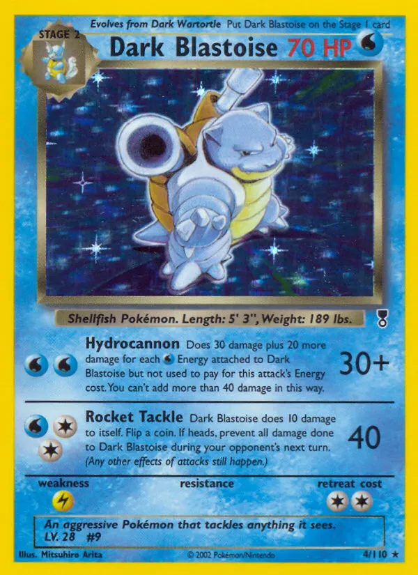 Dark Blastoise (Box Topper)