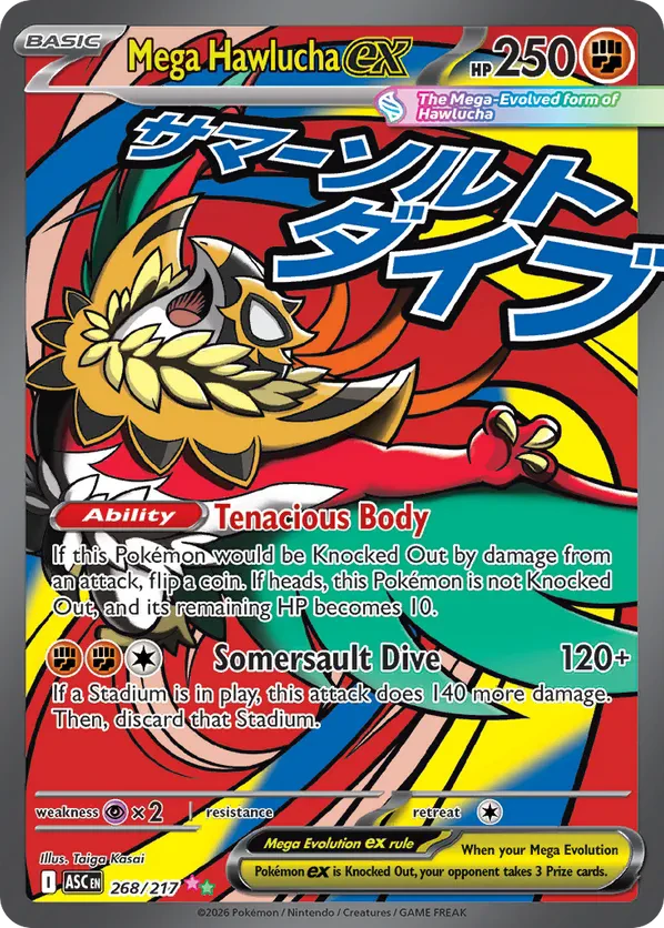 Mega Hawlucha ex - 268/217